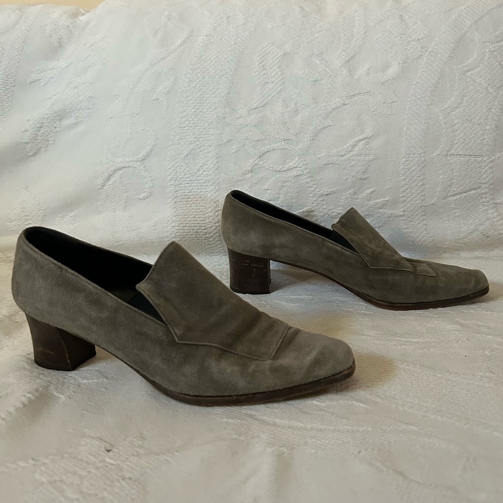 Joan & David too 1-3/4” stacked heel